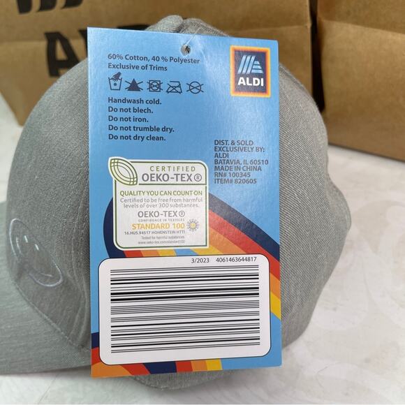 Aldi Baseball Cap from the 2023 Aldi Gear Collection with Smiley Face - Picture 7 of 9